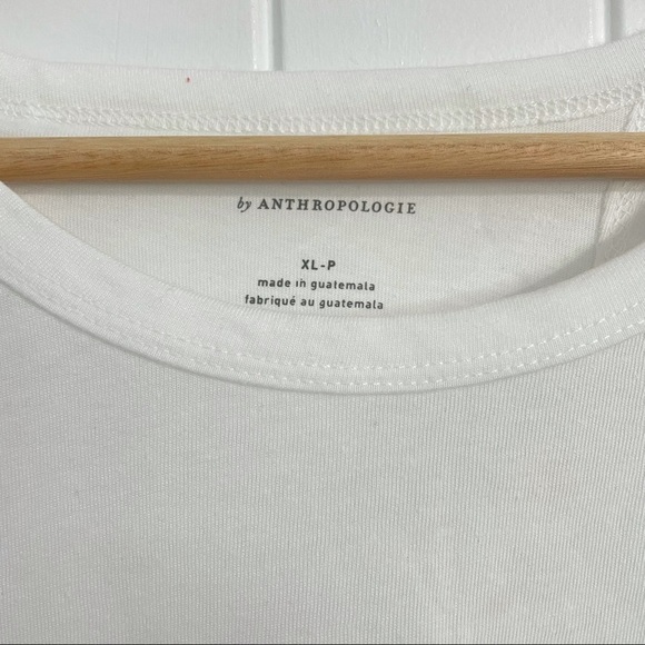 NWT Anthropologie White Open-Back Muscle Tank - Picture 2 of 5